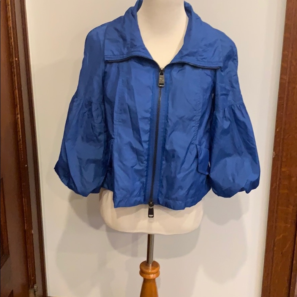 Burberry blue light weight swing jacket-authentic